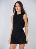 Short Lounge Set - Black