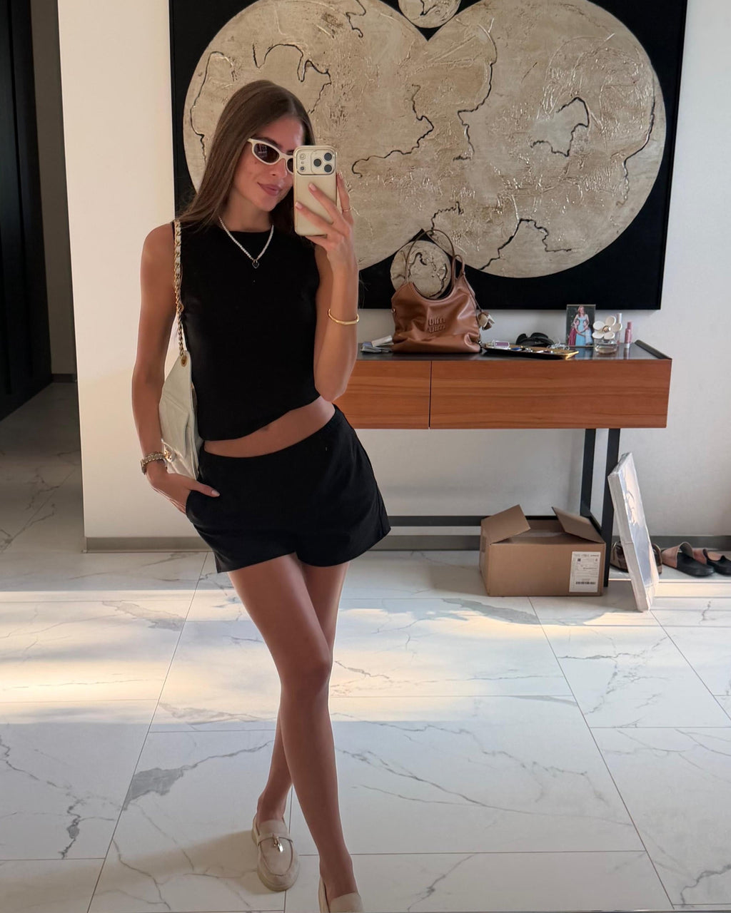 Short Lounge Set - Black