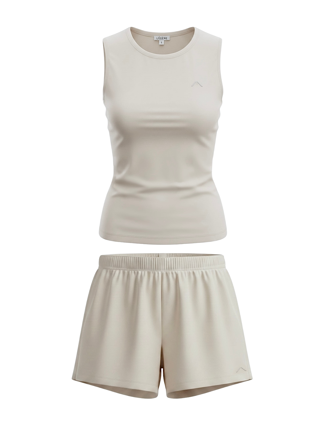 Short Lounge Set - Beige